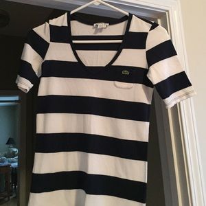 Lacoste stripe shirt