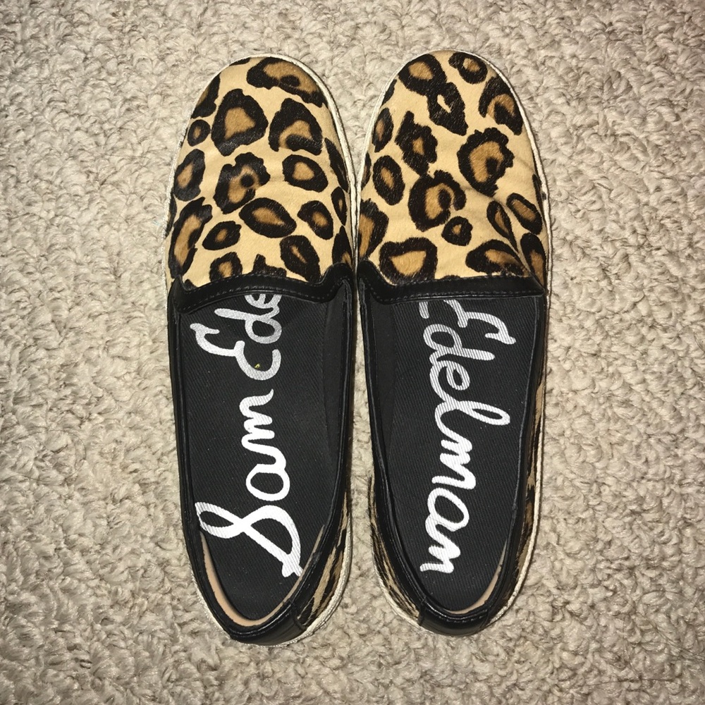 Sam Edelman Becker Leopard Print Slip-on. Size 6.5