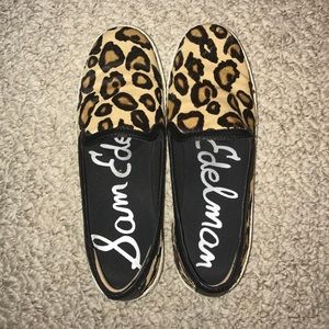 Sam Edelman Becker Leopard Print Slip-on. Size 6.5