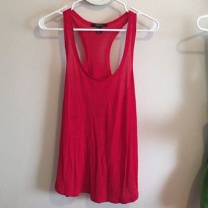 Small Forever 21 Red Tank Top Scoop Neck