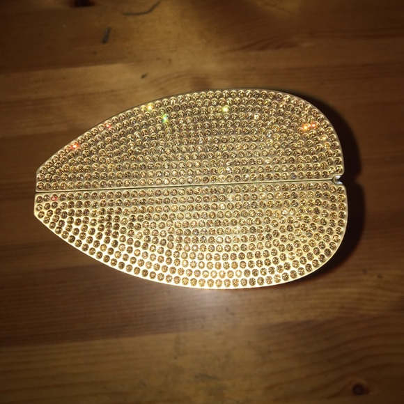 Thale Blanc Embellished Python Clutch - Picture 3 of 4