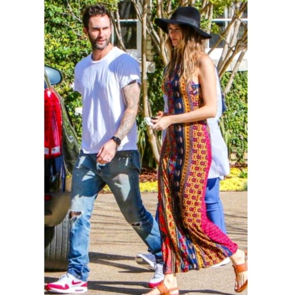 Midnight Rambler MAXI DRESS Stretch Jersey Long - Picture 3 of 4