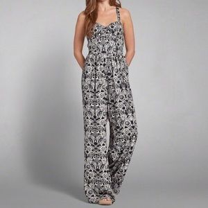 Wide leg abercrombie and fitch romper