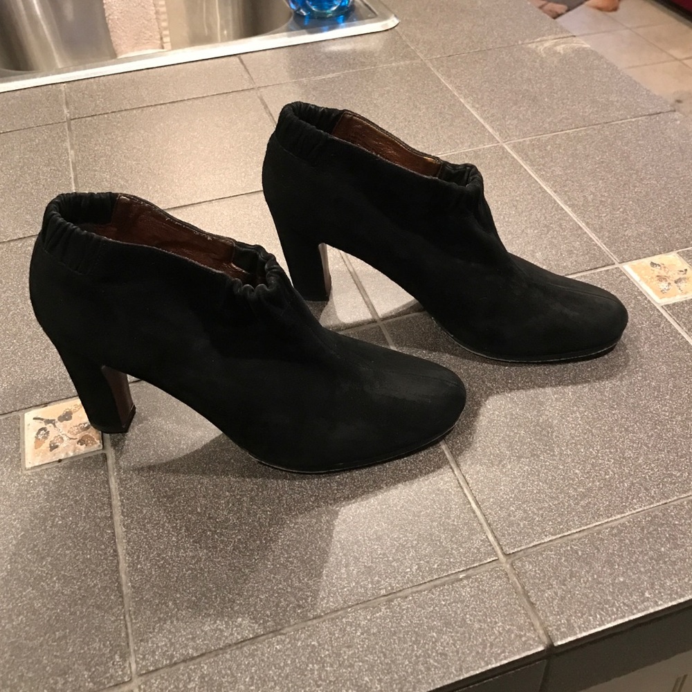 Sam Edelman's suede booties