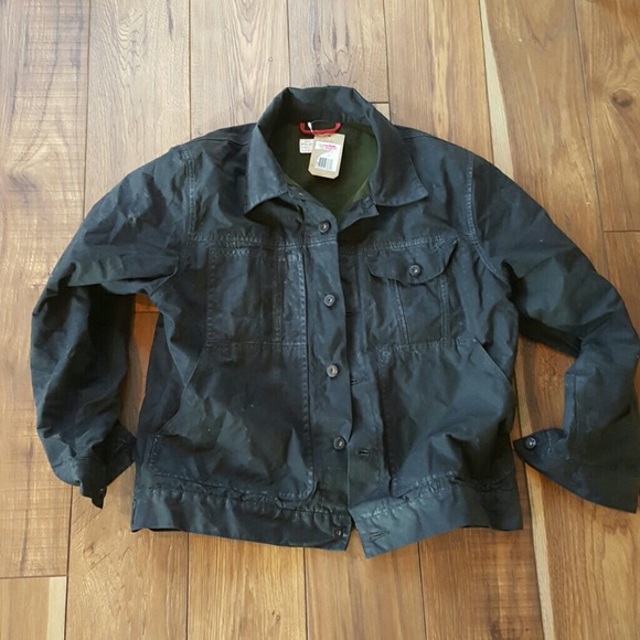 Filson short lined cruiser jacket black sz. Large - Picture 1 of 4