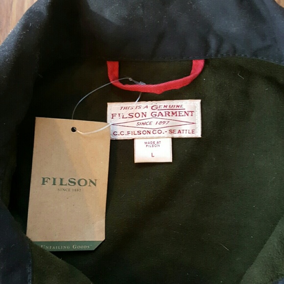 Filson short lined cruiser jacket black sz. Large - Picture 2 of 4