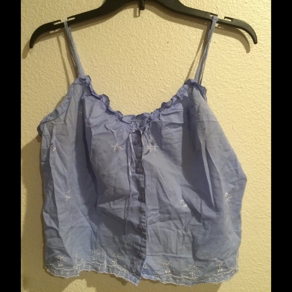 Victoria's Secret blue pajama top size m