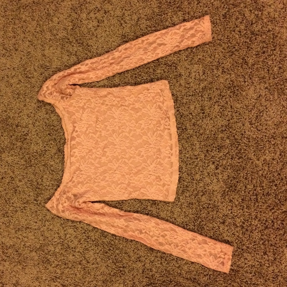 Urban outfitters kimchi blue lace crop top