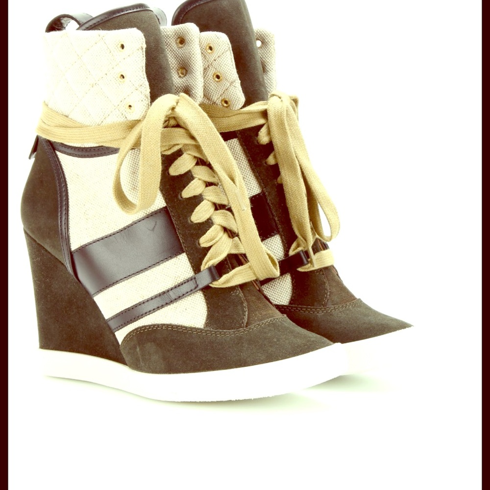 Chloe wedge sneakers