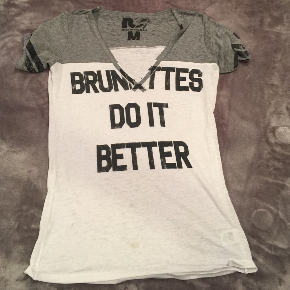Rebel Yell "Brunettes Do It Better" Tee