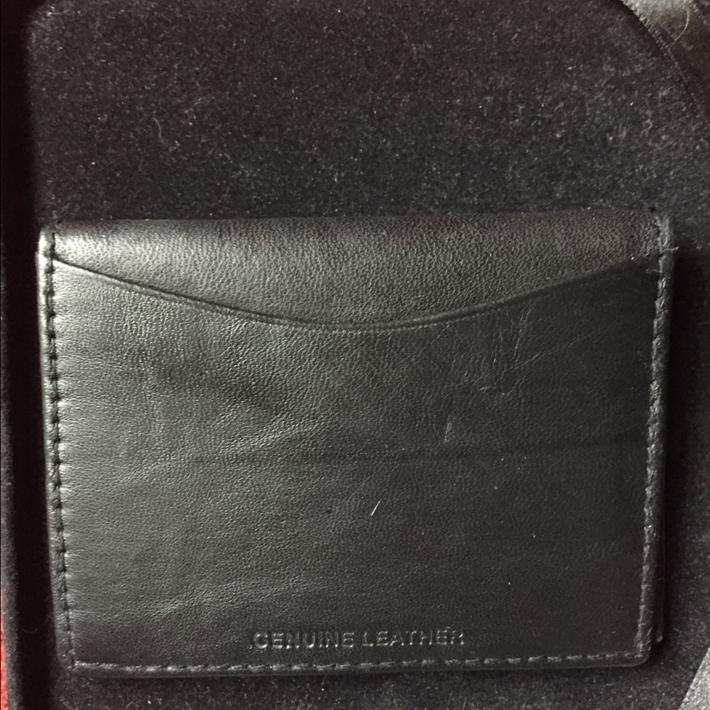 Bass leather credit card or name card holder