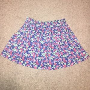 Floral Forever 21 Mini Skirt