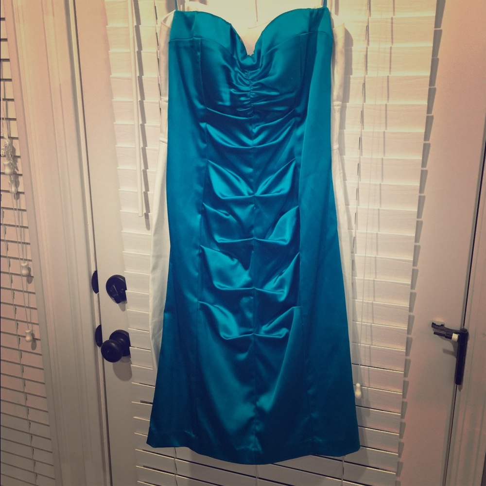 Teal dress