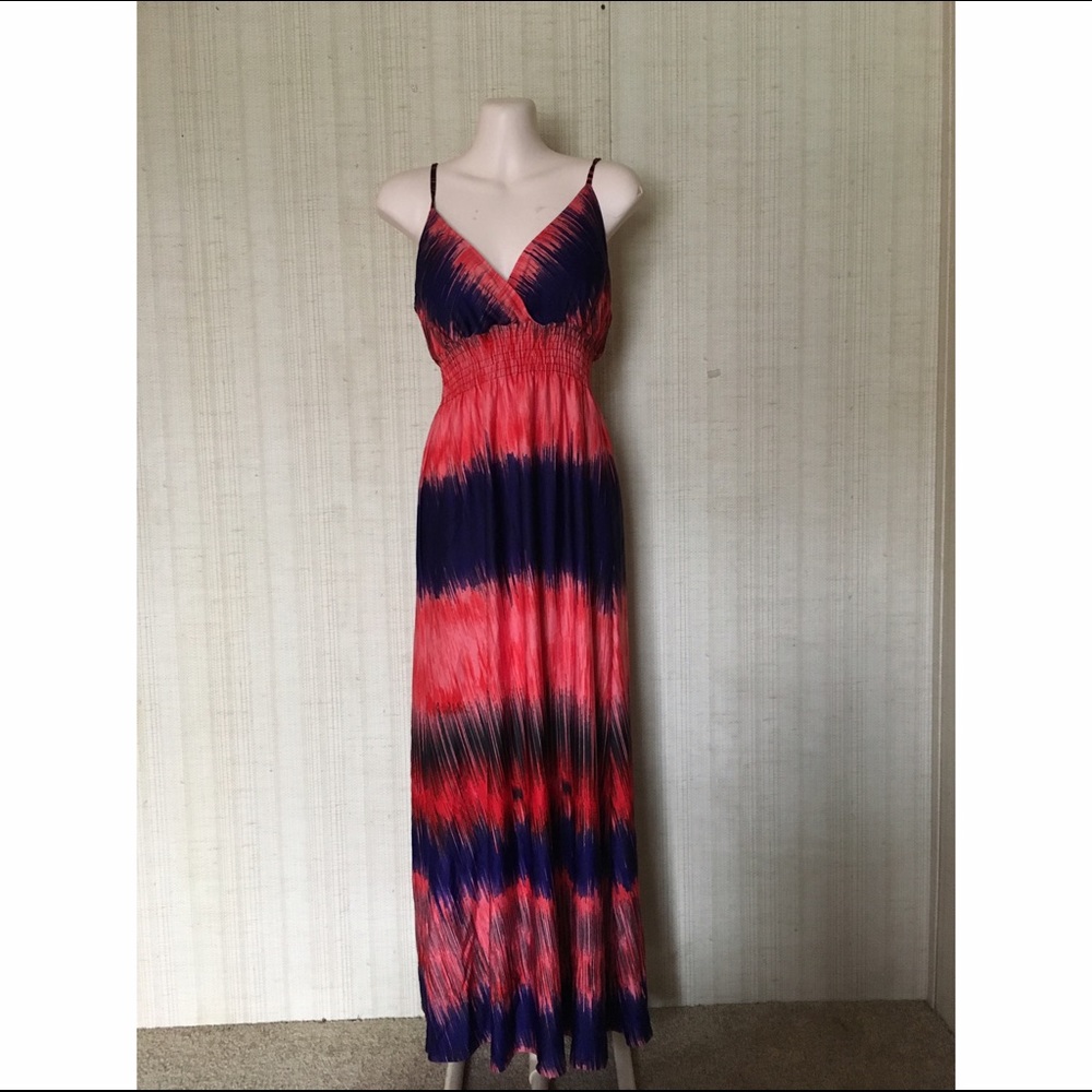 Pink/ purple Maxi dress.