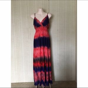 Pink/ purple Maxi dress.