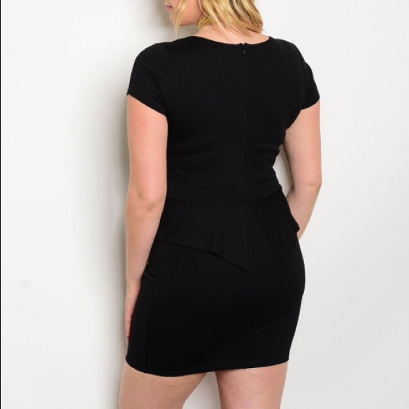 Plus Size 1X, 2X, 3X Essential Little Black Dress! - Picture 2 of 3