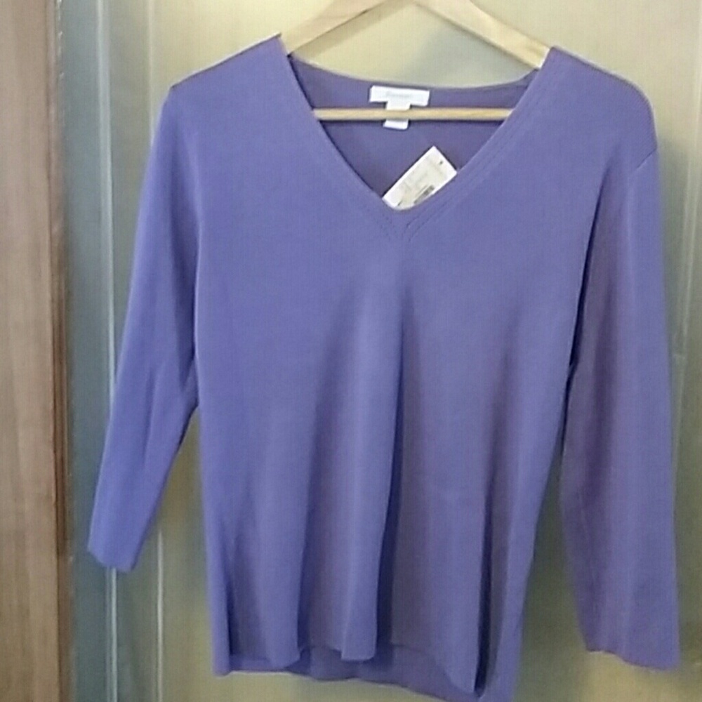 Acrylic/ cotton sweater