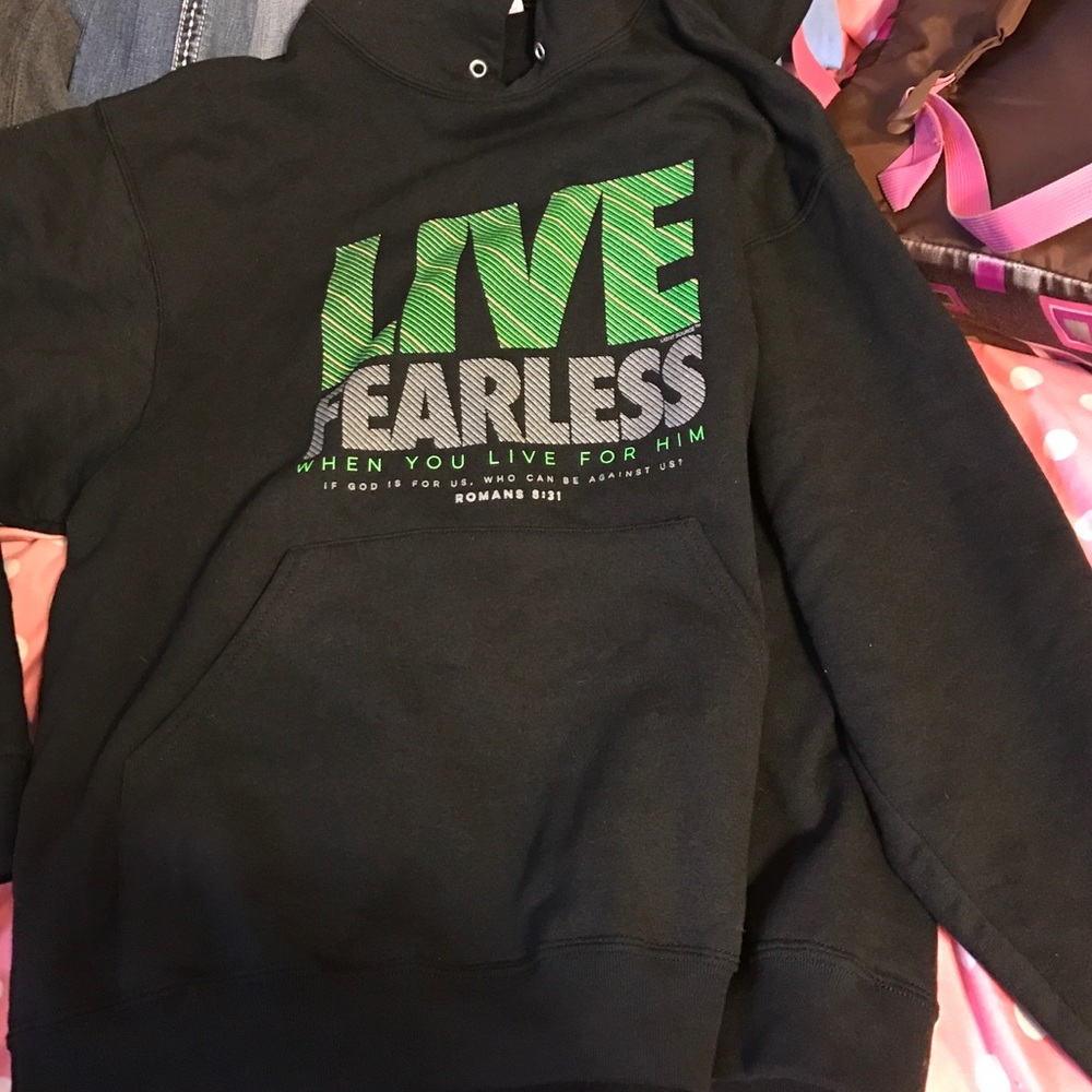 Black hoodie