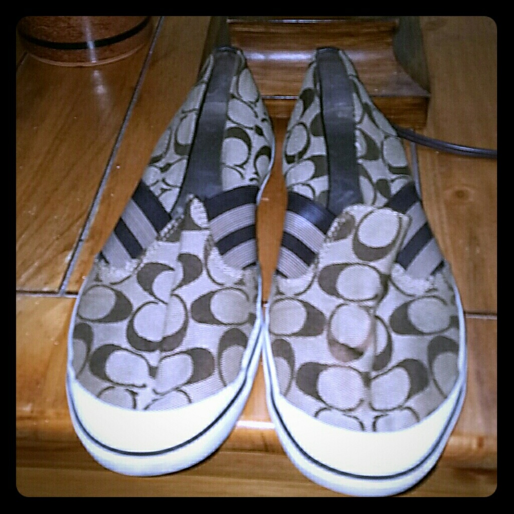 Coach slip on sneakers