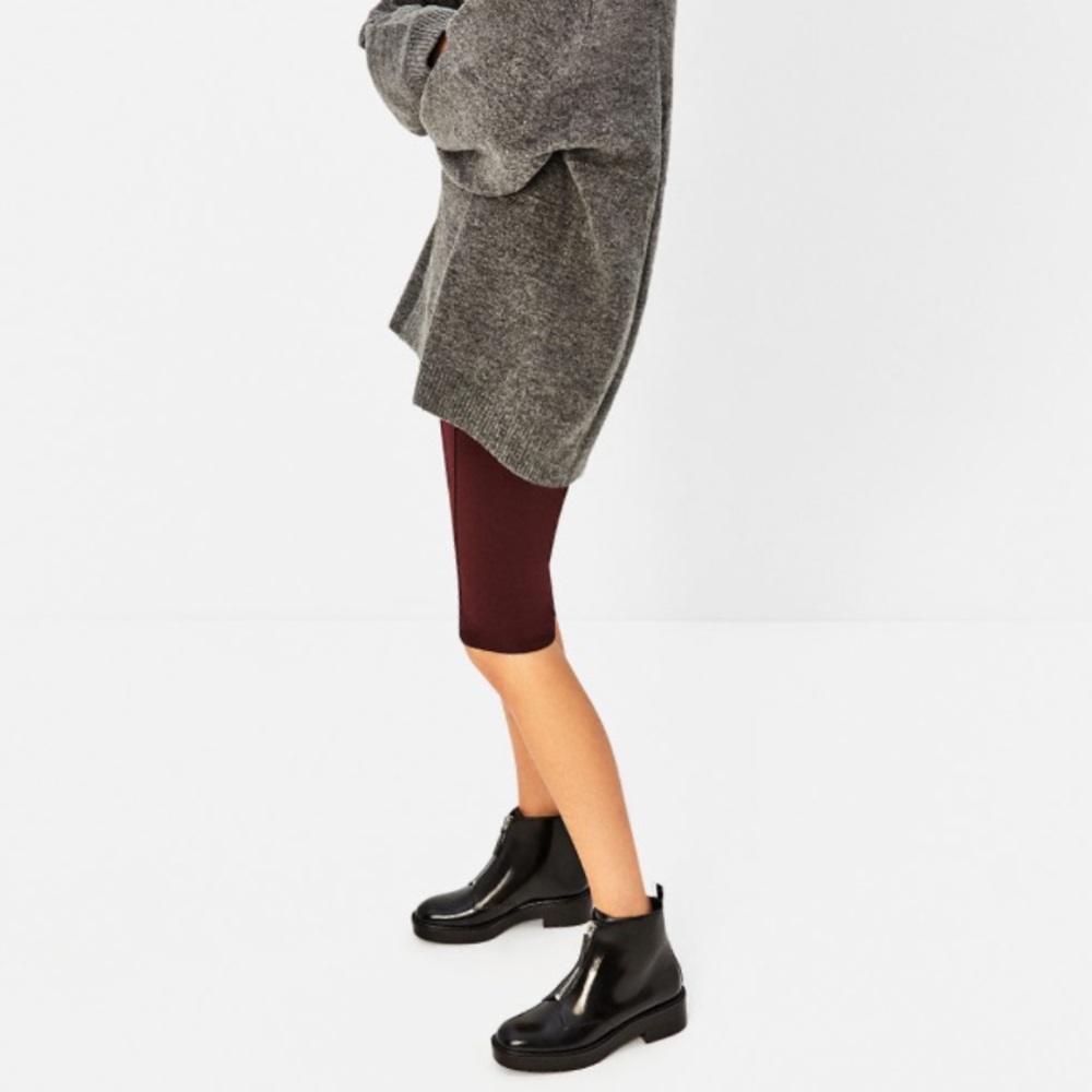 ❤SALE Zara Flat Ankle Boots W/ Zip 37 NWT - Picture 2 of 8