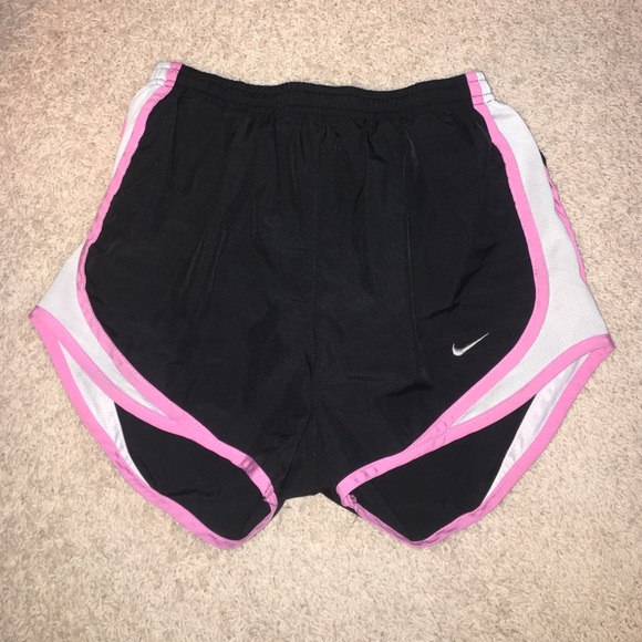 Pink and Black Nike Dri-Fit Running Shorts - Picture 1 of 3
