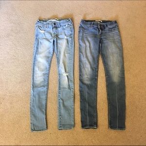 ❌SOLD❌Bundle 2 Abercrombie skinny jeans