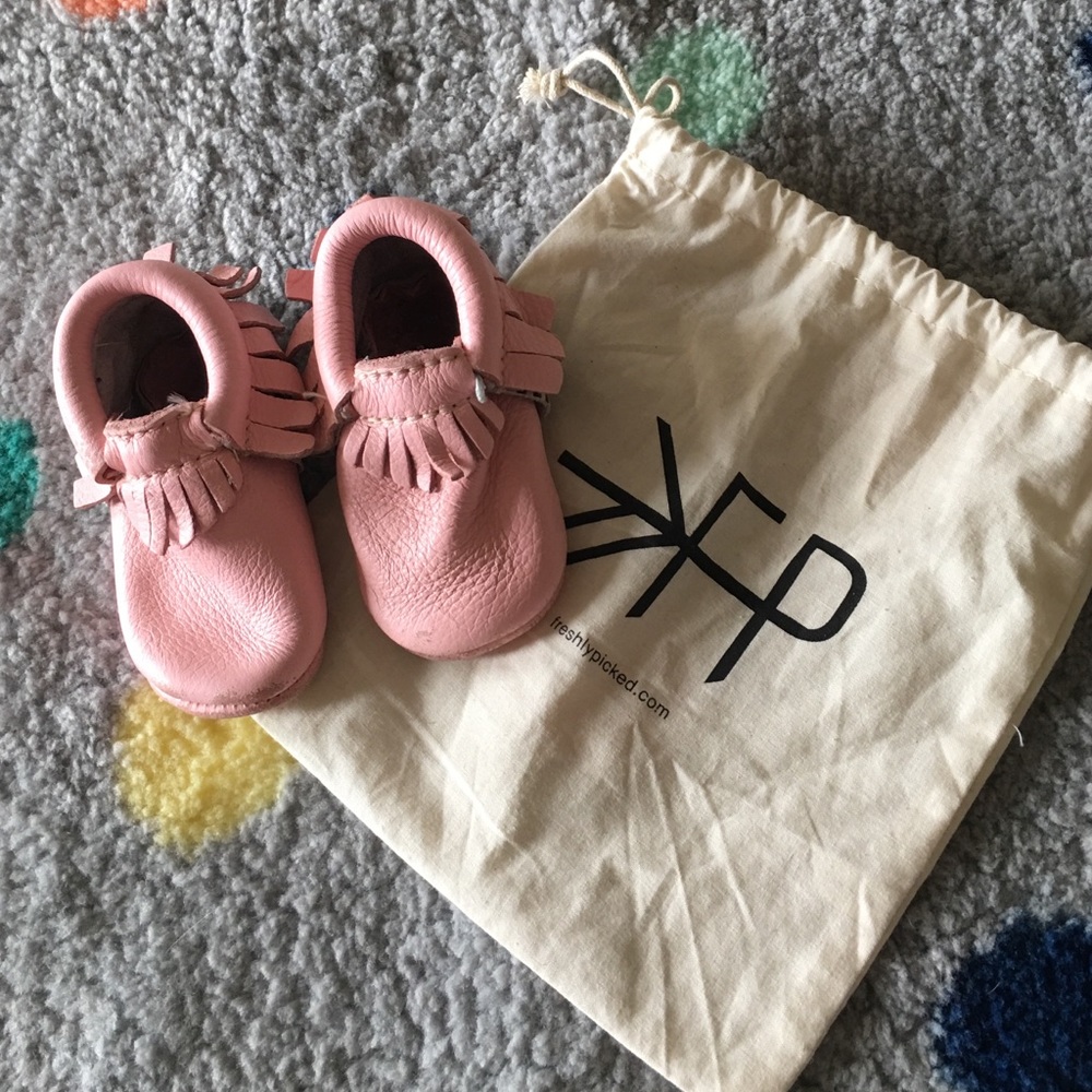 Freshly picked moccasins size 3