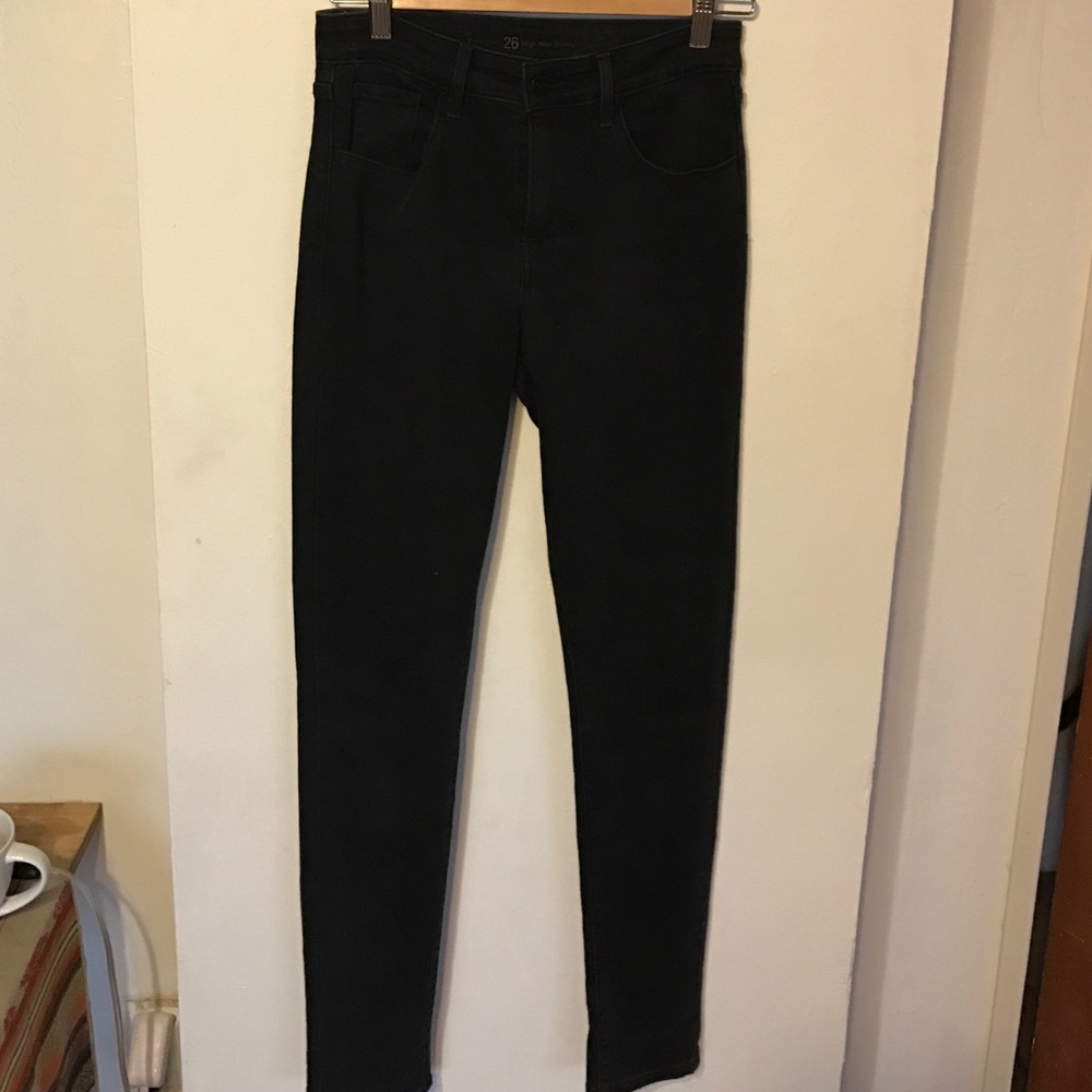 Levi's high rise skinny - washed black 26