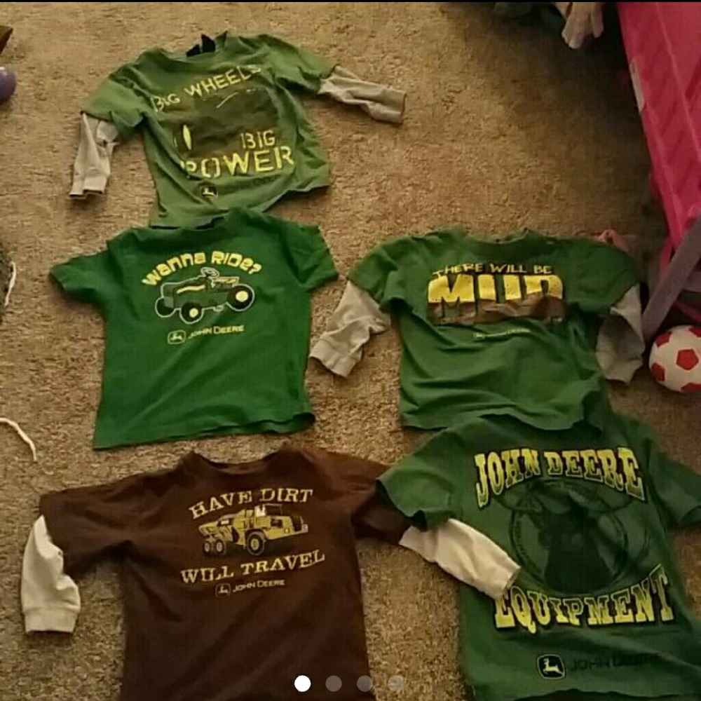 John deere shirt lot  4 4t boys