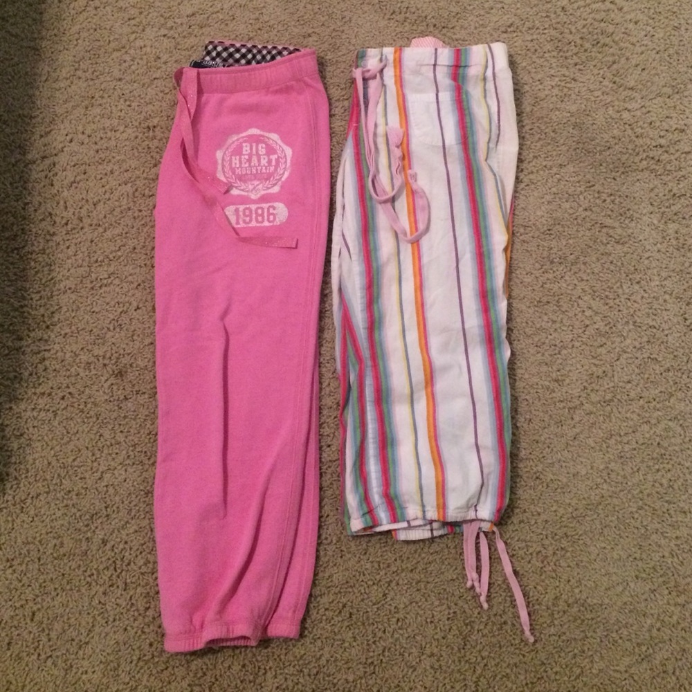 Two Pink VS Pj Jogger Pants Both Size XS