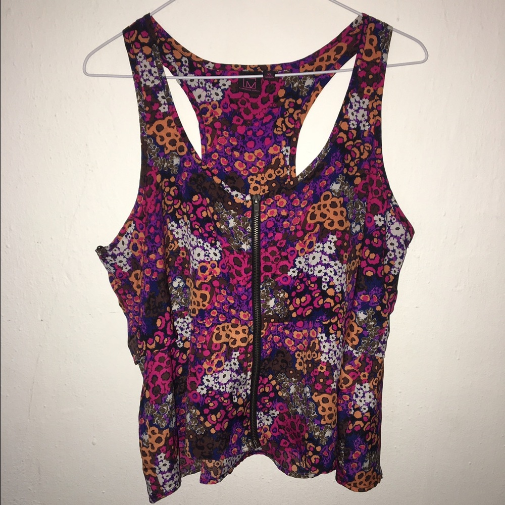 Multi colored crop top