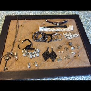 Jewelry lot - rings, earrings, bracelets etc.