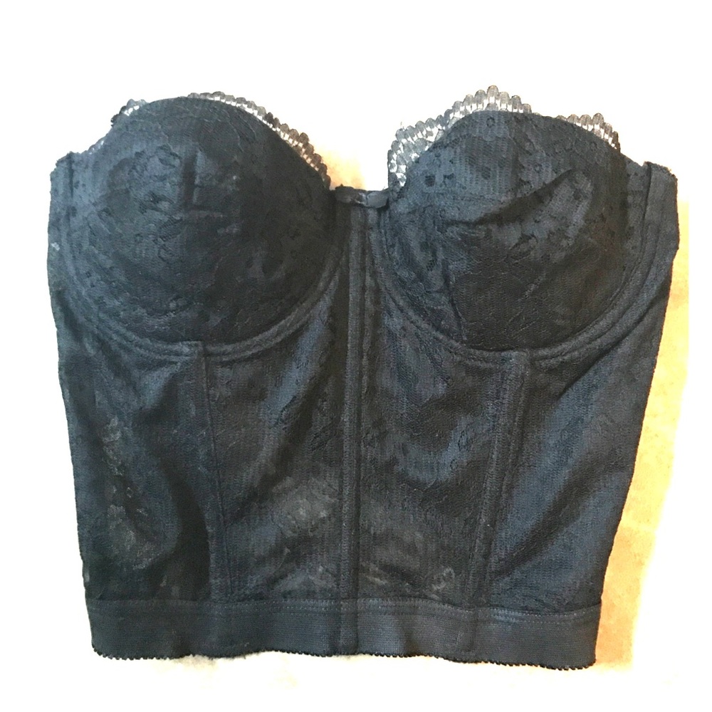 Black bustier