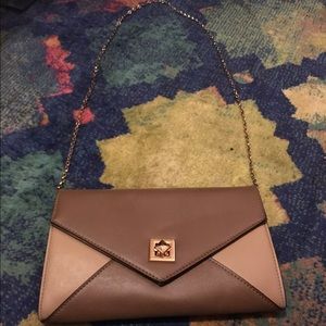 Two Toned Tan purse/clutch