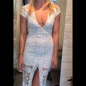 White FOR LOVE AND LEMONS white lace dress