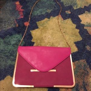 Two Toned Pink Purse/Clutch