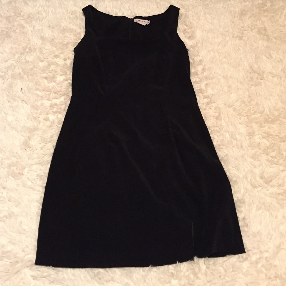 black cocktail dress