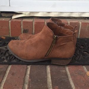 Faux Suede Booties