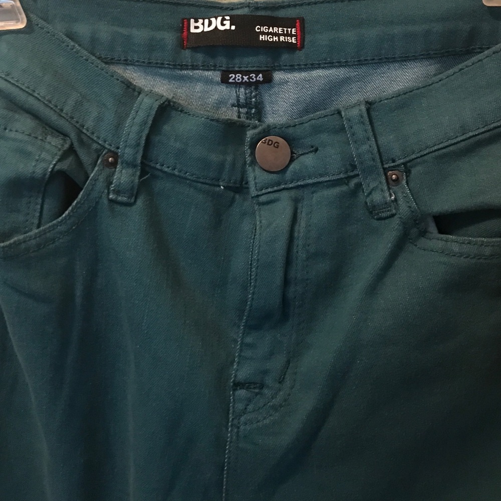 Dark Teal/Green BDG Jeans
