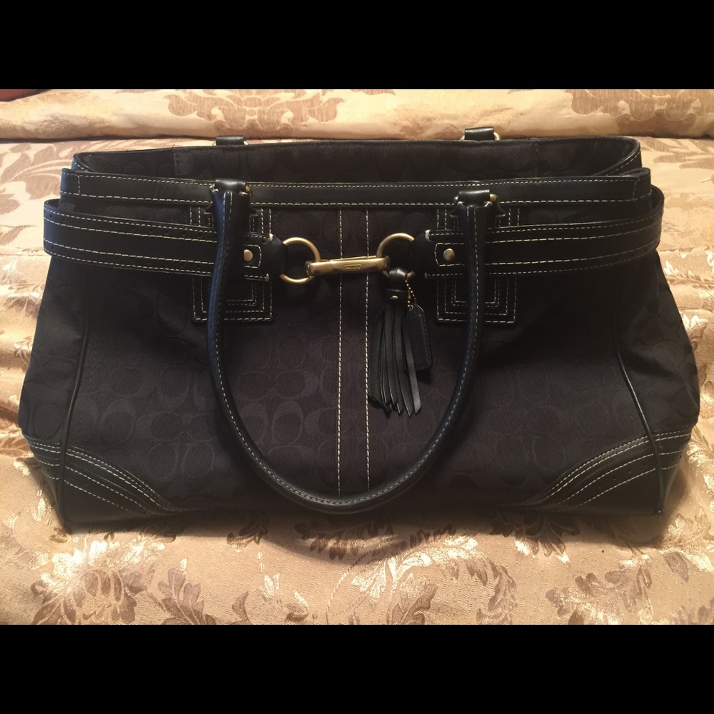 Black coach bag