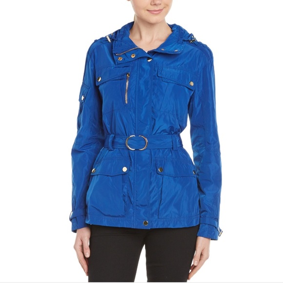 Trina Turk Jackets & Blazers - TRINA TURK COBALT ANORAK