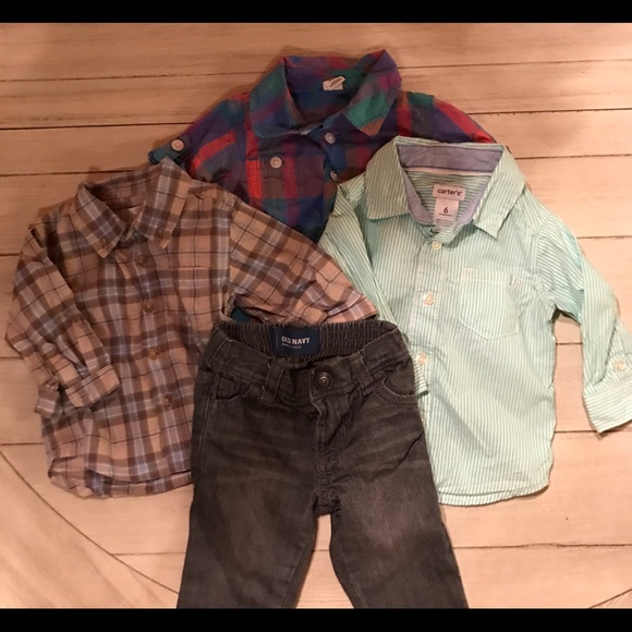 3 button down shirts and skinny jeans - Picture 1 of 4