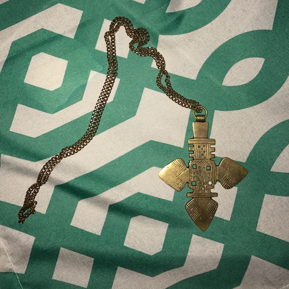 Vanessa Mooney Zelda Cross Necklace