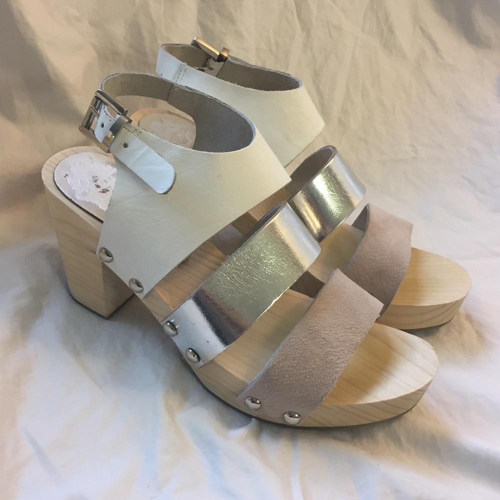 Sol Sana chunky wood heel sandals