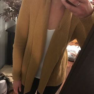 Mustard cardigan