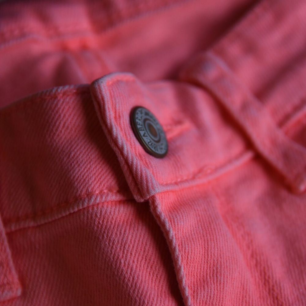 Pink Abercrombie Skinny Jeans
