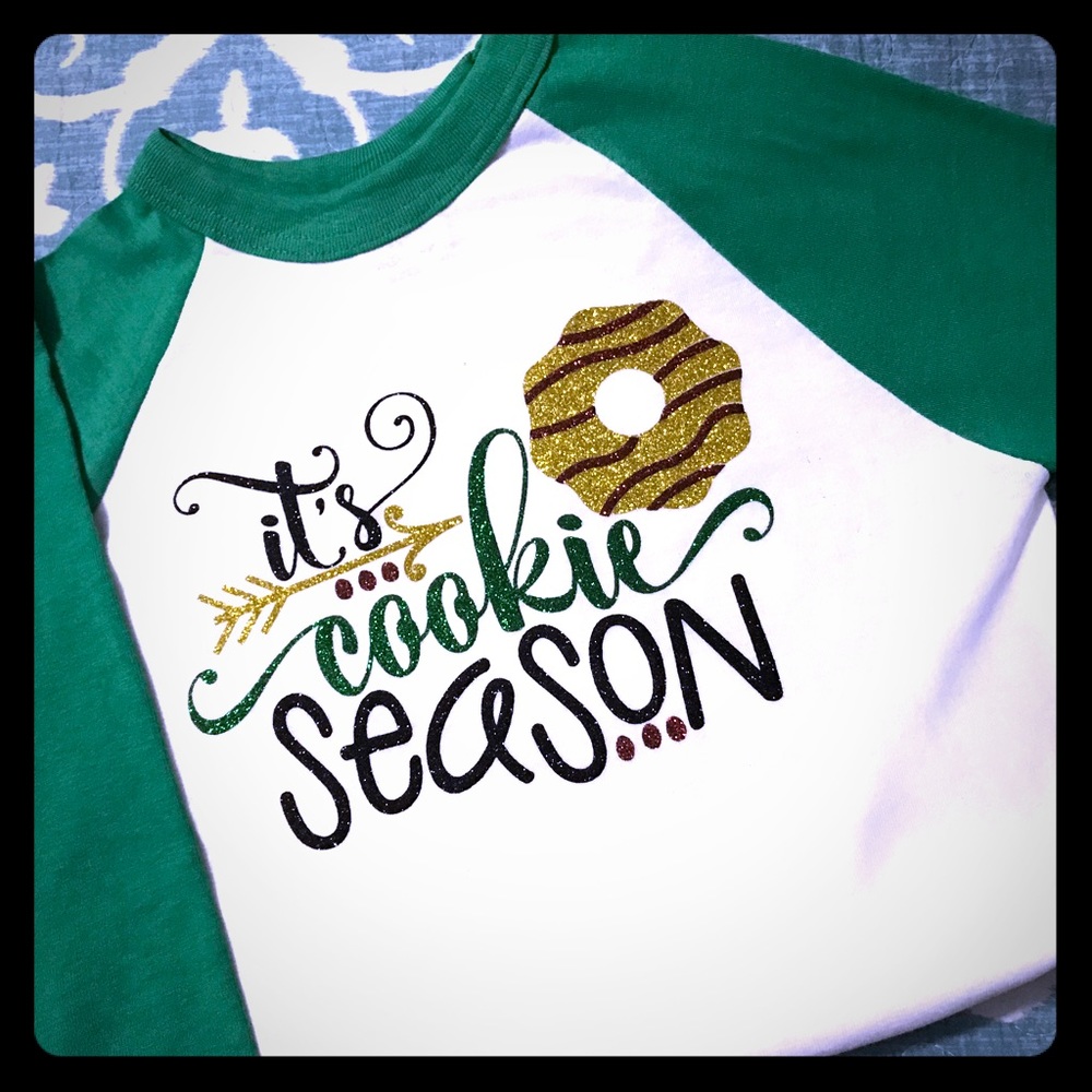 Girl Scouts It's Cookie Season!  Raglan Shirt
