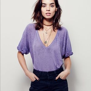Free people free Fallin tee