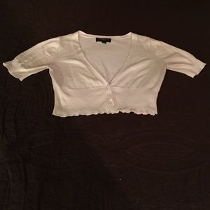 Short sleeve cardigan