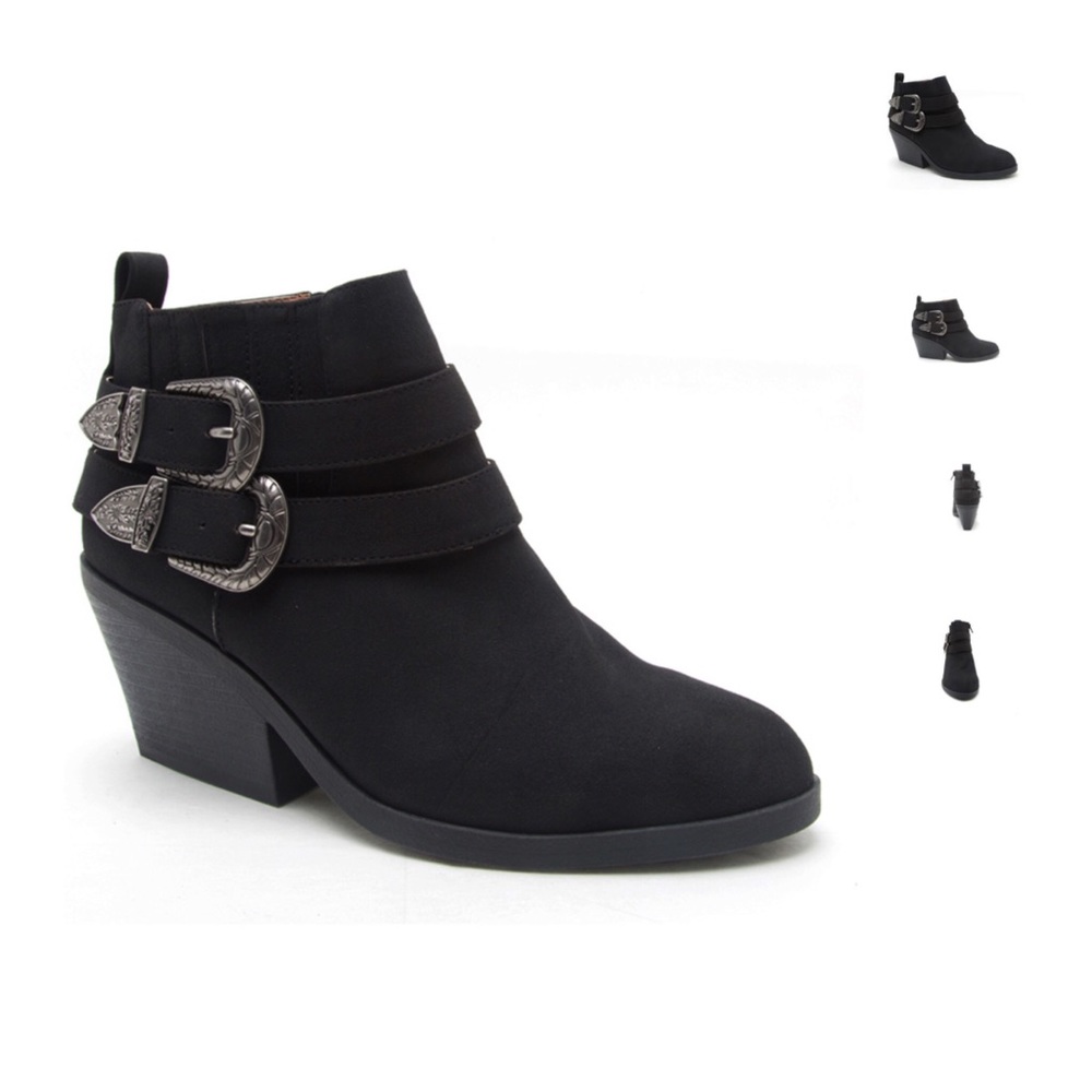 LAST 1๏ธโฃ MADELINE Double Buckle Bootie - Picture 2 of 5